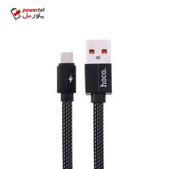 کابل تبدیل USB به microUSB هوکو مدل S110 طول 1 متر