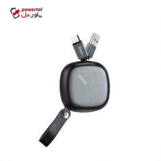 کابل تبدیل USB به microUSB هوکو مدل U33 طول 1 متر کابل تبدیل USB به microUSB هوکو مدل U33 طول 1 متر