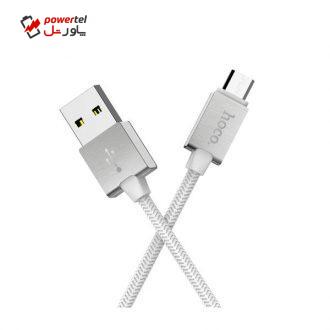 کابل تبدیل USB به microUSB هوکو مدل U49 طول 1.2متر