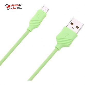 کابل تبدیل USB به microUSB هوکو مدل X6 Kha طول 1متر