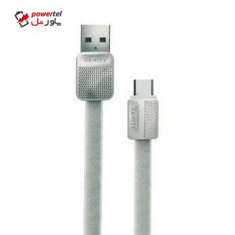 کابل تبدیل USB به microUSB وریتی مدل CB3126A طول ۱ متر کابل تبدیل USB به microUSB وریتی مدل CB3126A طول ۱ متر