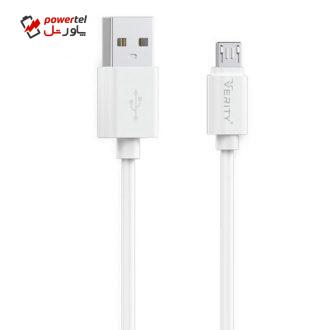 کابل تبدیل USB به microUSB وریتی مدل Cb3127 طول 1 متر