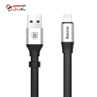 کابل تبدیل USB به microUSB و لایتنینگ باسئوس به طول 1.2 متر