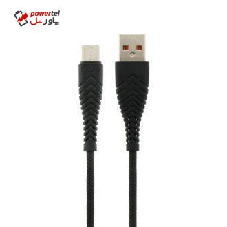 کابل تبدیل USB به microUSB پرو وان مدل C10 طول 1 متر