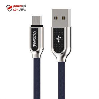 کابل تبدیل USB به microUSB یسیدو مدل CA-15 طول 1.2 متر کابل تبدیل USB به microUSB یسیدو مدل CA-15 طول 1.2 متر