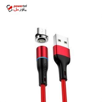 کابل تبدیل USB به microUSB یوسمز مدل US-SJ354 U32 طول 1 متر کابل تبدیل USB به microUSB یوسمز مدل US-SJ354 U32 طول 1 متر