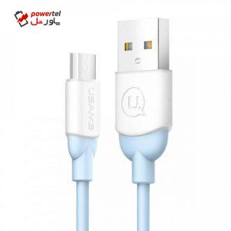 کابل تبدیل USB به microUSB یوسمز مدل sj-247 طول 1 متر