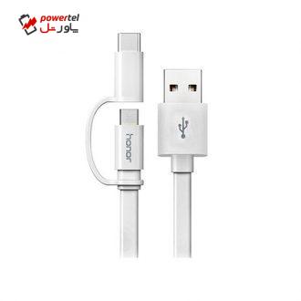 کابل تبدیل USB به microUSB / USB-C  آنر مدل AP 55S طول 1.5 متر