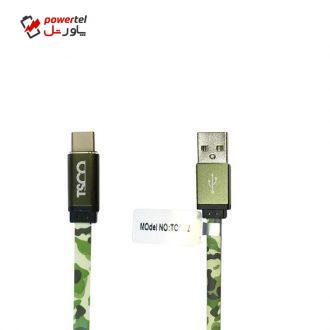 کابل تبدیل USB به microusb  تسکو مدل TC A92 طول 1 متر