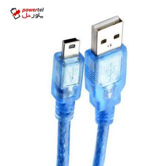 کابل تبدیل USB به miniUSB مدل C030 طول 0.3 متر