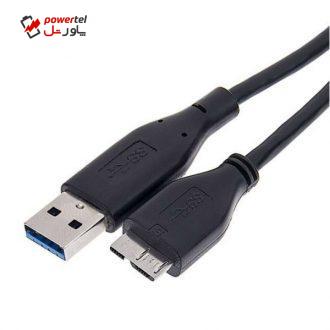 کابل تبدیل USB 3.0 به micro-B مدل WD طول 1.2 متر کابل تبدیل USB 3.0 به micro-B مدل WD طول 1.2 متر
