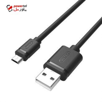 کابل تبدیل USB-A به microUSB-B یونیتک مدل Y-C434GBK طول 1.5 متر
