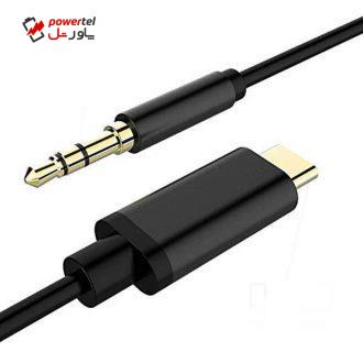 کابل تبدیل USB-C به جک 3.5 میلی متری مدل BAMA117 طول 1 متر