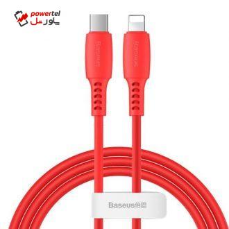 کابل تبدیل USB-C به لایتنینگ باسئوس مدل CATLDC-06 طول 1.2 متر کابل تبدیل USB-C به لایتنینگ باسئوس مدل CATLDC-06 طول 1.2 متر