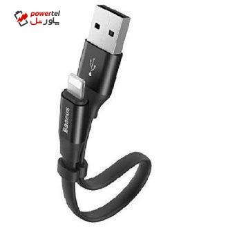 کابل تبدیل USB-C به لایتنینگ باسئوس مدل Nimble CATMBJ-B طول 0.23 متر