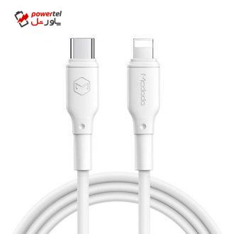 کابل تبدیل USB-C به لایتنینگ مک دودو مدل CA-7290 طول 1.2 متر کابل تبدیل USB-C به لایتنینگ مک دودو مدل CA-7290 طول 1.2 متر