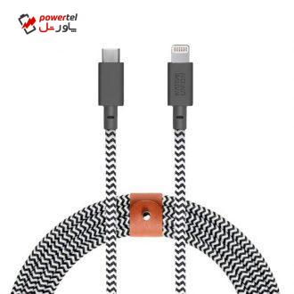 کابل تبدیل USB-C به لایتنینگ نیتیو یونیون کد 8523 طول 3 متر کابل تبدیل USB-C به لایتنینگ نیتیو یونیون کد 8523 طول 3 متر