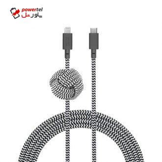 کابل تبدیل USB-C به لایتنینگ نیتیو یونیون کد 8527 طول 3 متر