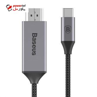کابل تبدیل USB-C به HDMI  باسئوس مدل CATCY-0G طول 1.8 متر