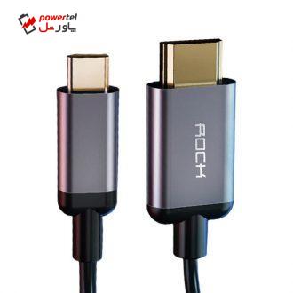کابل تبدیل USB-C به HDMI راک مدل RCB0725 طول 5 متر کابل تبدیل USB-C به HDMI راک مدل RCB0725 طول 5 متر
