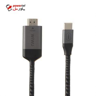 کابل تبدیل USB-C به HDMI ویوو مدل X9 طول 2 متر کابل تبدیل USB-C به HDMI ویوو مدل X9 طول 2 متر