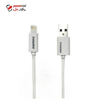 کابل تبدیل USB DATA به لایتنینگ ریمکس مدل Safe And Speed به طول 1 متر کابل تبدیل USB DATA به لایتنینگ ریمکس مدل Safe And Speed به طول 1 متر