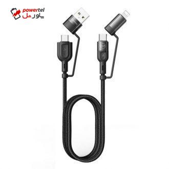 کابل تبدیل USB / USB-C به لایتنینگ / USB-C مک دودو مدل MC-CA-8070 طول 1.2 متر