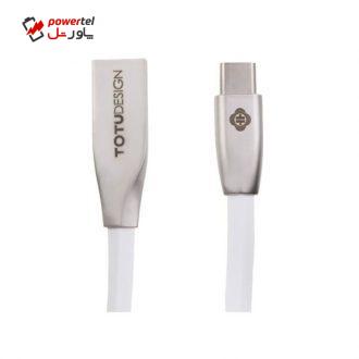 کابل تخت تبدیل USB به microUSB توتو مدل Joe به طول 1 متر کابل تخت تبدیل USB به microUSB توتو مدل Joe به طول 1 متر