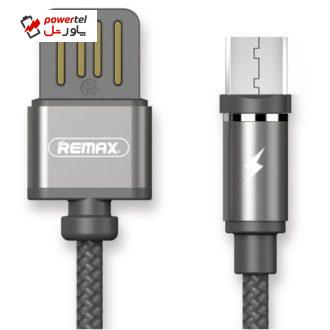 کابل مغناطیسی USB به MicroUSB ریمکس مدل RC-095m به طول 1 متر کابل مغناطیسی USB به MicroUSB ریمکس مدل RC-095m به طول 1 متر