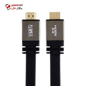 کابل HDMI 2.0 Flat کی نت پلاس مدل KP-HC166  به طول 30 متر