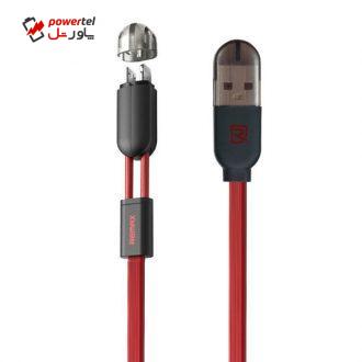 کابل USB به microUSB / لایتنینگ ریمکس مدل RC-025t طول 1 متر کابل USB به microUSB / لایتنینگ ریمکس مدل RC-025t طول 1 متر