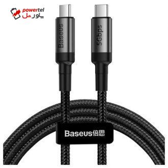 کابل USB-C باسئوس مدل CATKLF-RG1 QC3.0 طول 1 متر کابل USB-C باسئوس مدل CATKLF-RG1 QC3.0 طول 1 متر