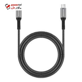 کابل USB-C راک رز مدل Powerline CC2 طول ۲ متر کابل USB-C راک رز مدل Powerline CC2 طول ۲ متر