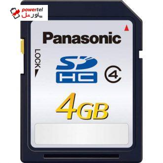 کارت حافظه‌ SDHC پاناسونیک مدل RP-SDL04G کلاس 4 استاندارد  سرعت 20MBps ظرفیت 4 گیگابایت
