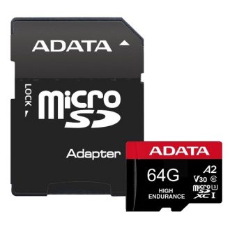 کارت حافظه microSDXC ای دیتا مدل v30 4K کلاس 10 استاندارد UHS-I U3 سرعت 100MBps ظرفیت 64 گیگابایت به همراه آداپتور SD کارت حافظه microSDXC ای دیتا مدل v30 4K کلاس 10 استاندارد UHS-I U3 سرعت 100MBps ظرفیت 64 گیگابایت به همراه آداپتور SD