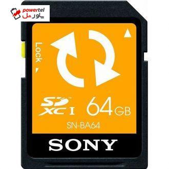 کارت حافظه اس دی 64GB Back Up SD Card SNBA64 کارت حافظه اس دی 64GB Back Up SD Card SNBA64