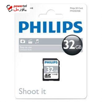 کارت حافظه فیلیپس SD Card FM32SD45B Class10 32GB کارت حافظه فیلیپس SD Card FM32SD45B Class10 32GB