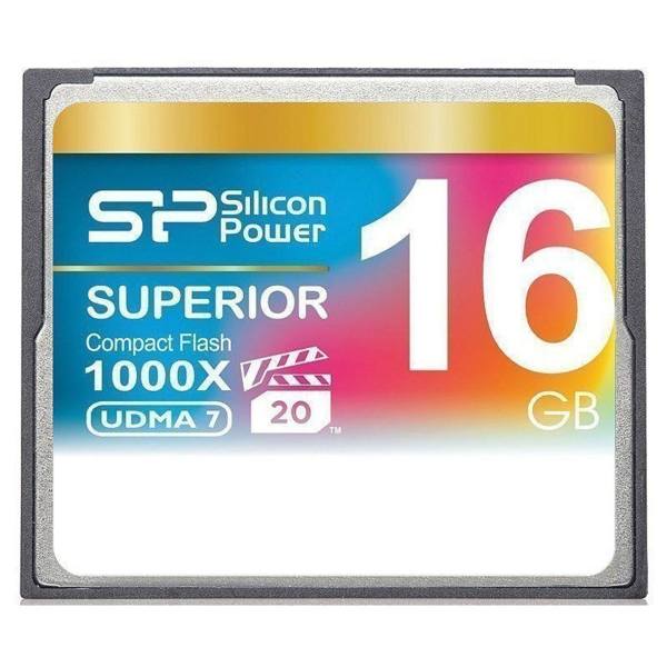 کارت حافظه CF سیلیکون پاور مدل Superior سرعت 1000X 150MBps ظرفیت 16 گیگابایت