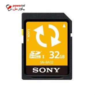 کارت حافظه SDHC سونی مدل SNBA32 ظرفیت 32 گیگابایت کارت حافظه SDHC سونی مدل SNBA32 ظرفیت 32 گیگابایت