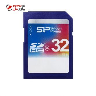 کارت حافظه SDHC سیلیکون پاور کلاس 4 سرعت 120MBps ظرفیت 32 گیگابایت کارت حافظه SDHC سیلیکون پاور کلاس 4 سرعت 120MBps ظرفیت 32 گیگابایت