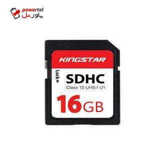 کارت حافظه SDHC کینگ استار مدل IP22 کلاس 10 استاندارد UHS-I U1 سرعت 85MBps ظرفیت 16 گیگابایت کارت حافظه SDHC کینگ استار مدل IP22 کلاس 10 استاندارد UHS-I U1 سرعت 85MBps ظرفیت 16 گیگابایت