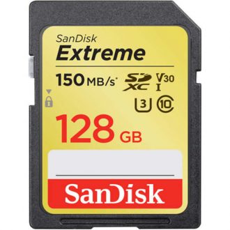 کارت حافظه SDXC سن دیسک مدل Extreme V30 کلاس 10 استاندارد UHS-I U3 سرعت 150mbps ظرفیت 128 گیگابایت کارت حافظه SDXC سن دیسک مدل Extreme V30 کلاس 10 استاندارد UHS-I U3 سرعت 150mbps ظرفیت 128 گیگابایت