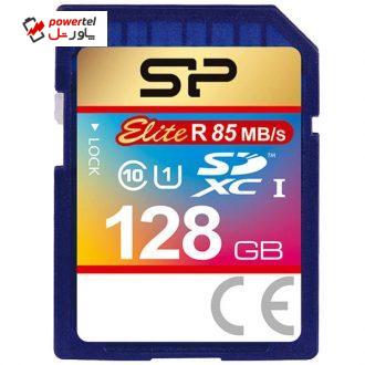 کارت حافظه SDXC سیلیکون پاور مدل Elite کلاس 10 استاندارد UHS-I U1 سرعت 85MBps ظرفیت 128 گیگابایت کارت حافظه SDXC سیلیکون پاور مدل Elite کلاس 10 استاندارد UHS-I U1 سرعت 85MBps ظرفیت 128 گیگابایت