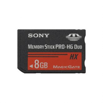 کارت حافظه Stick pro duo سونی مدل HX کلاس 2 استاندارد HG سرعت 20MB/S ظرفیت 8 گیگابایت کارت حافظه Stick pro duo سونی مدل HX کلاس 2 استاندارد HG سرعت 20MB/S ظرفیت 8 گیگابایت