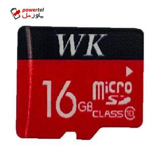 کارت حافظه micro SDHC دبلیو کی مدل UHS-1کلاس 10 سرعت 48MBps ظرفیت16 گیگابایت کارت حافظه micro SDHC دبلیو کی مدل UHS-1کلاس 10 سرعت 48MBps ظرفیت16 گیگابایت