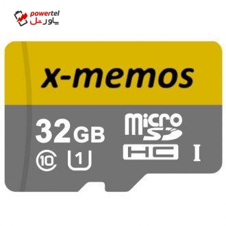 کارت حافظه microSDHC ایکس-مموس کلاس 10 استاندارد UHS-I U1 سرعت 30MBps ظرفیت 32 گیگابایت
