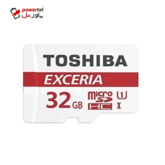 کارت حافظه microSDHC توشیبا مدل EXCERIA M302-EA کلاس 10 استاندارد UHS-I U1 سرعت 90MBps ظرفیت 32 گیگابایت به همراه آداپتور SD