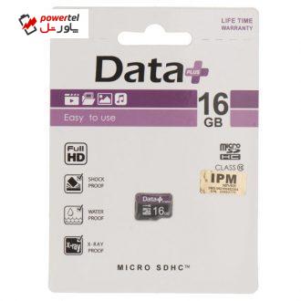 کارت حافظه microSDHC دیتاپلاس مدل IPM کلاس 10 ظرفیت 16 گیگابایت کارت حافظه microSDHC دیتاپلاس مدل IPM کلاس 10 ظرفیت 16 گیگابایت