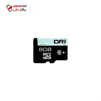 کارت حافظه microSDHC دی آر آی کلاس 10 استاندارد UHS-I U1 سرعت 10MBps ظرفیت 8 گیگابایت کارت حافظه microSDHC دی آر آی کلاس 10 استاندارد UHS-I U1 سرعت 10MBps ظرفیت 8 گیگابایت