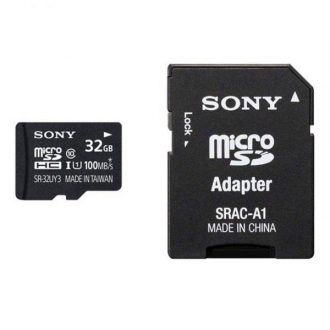 کارت حافظه microSDHC سونی مدل SR-32UYA3 کلاس 10سرعت 90MBps ظرفیت 32 گیگابایت به همراه آداپتور SD کارت حافظه microSDHC سونی مدل SR-32UYA3 کلاس 10سرعت 90MBps ظرفیت 32 گیگابایت به همراه آداپتور SD